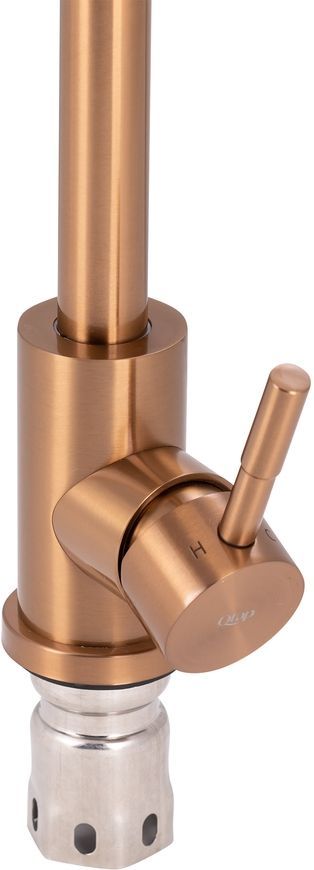 Змішувач для кухні QTAP D007FBR PVD (k35), bronze - QTD007FBRPVD