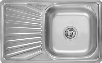 Кухонна мийка IMPERIAL 7848 Satin 0,8 мм (IMP7848SAT) - IMP7848SAT