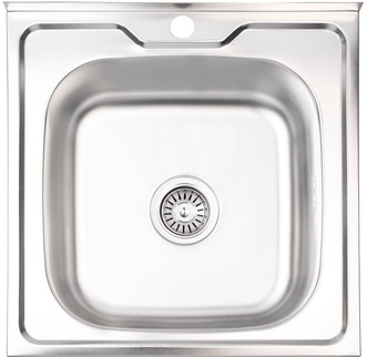 Кухонна мийка LIDZ 5050 Satin 0,8 мм (175) - LIDZ5050SAT8