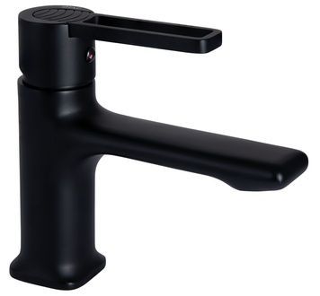 Змішувач для раковини Qtap Taurus Black Matt QTTAU270BLM45660 латунь - QTTAU270BLM45660