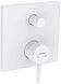 Смеситель для ванны и душа HANSGROHE Finoris скрытого монтажа Matt White 76415700 белый матовый - 76415700 - 1