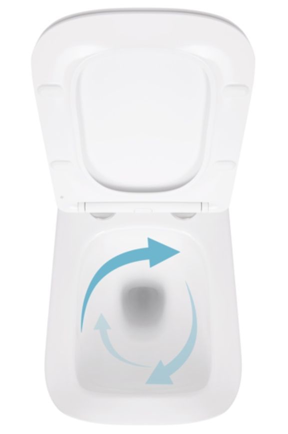 Унитаз подвесной Qtap Crow Ultra Quiet безободковый с сиденьем Slim Duroplast, Soft-close, Quick relase QT05335172W - QT05335172W