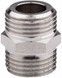 Ниппель латунный SD Forte 3/4"х3/4" равнопроходный никелированный SF35820