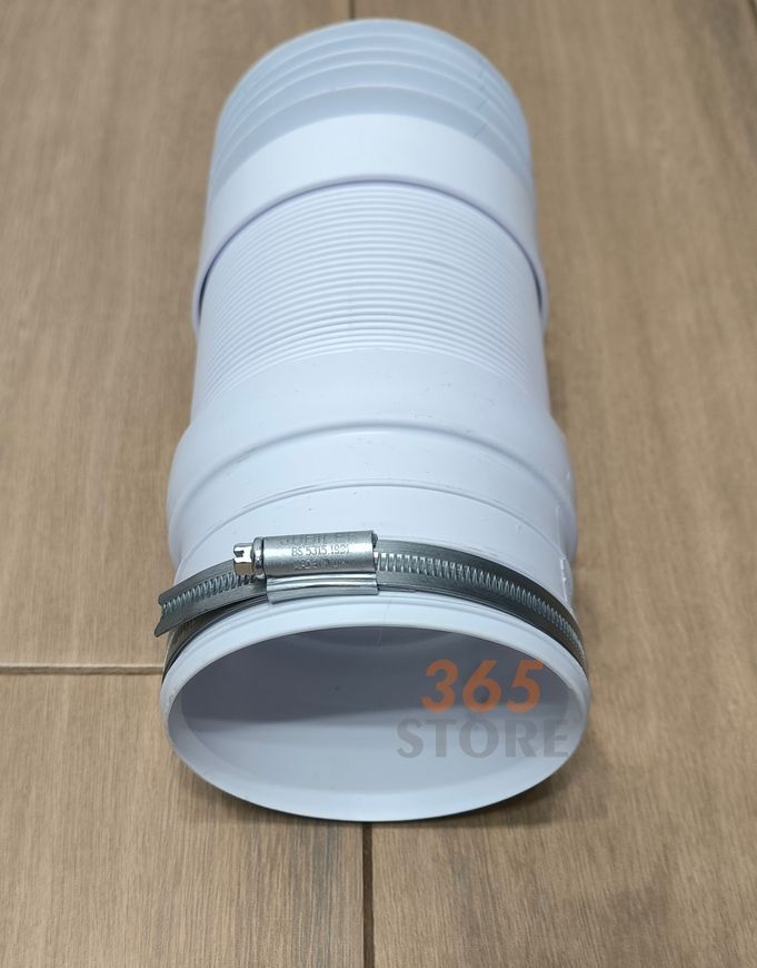 Гнучке каналізаційне підключення (гофра) McALPINE 240-400 мм з хомутом WC-F23RJ