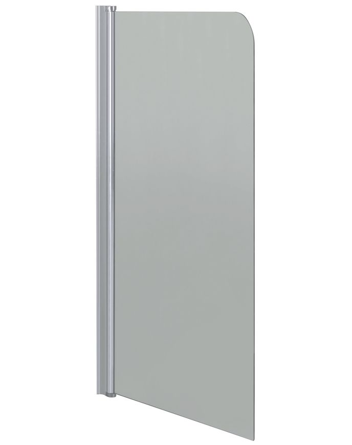 Шторка стеклянная (перегородка) для ванны LIDZ BRAMA 80x140L, стекло прозрач. 6 мм, распашная, левая - LBSS80140LCRMTR