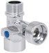 Кран приладовий кульовий Thermo Alliance Forte 1/2"х3/4"х1/2" латунь SF186W152015