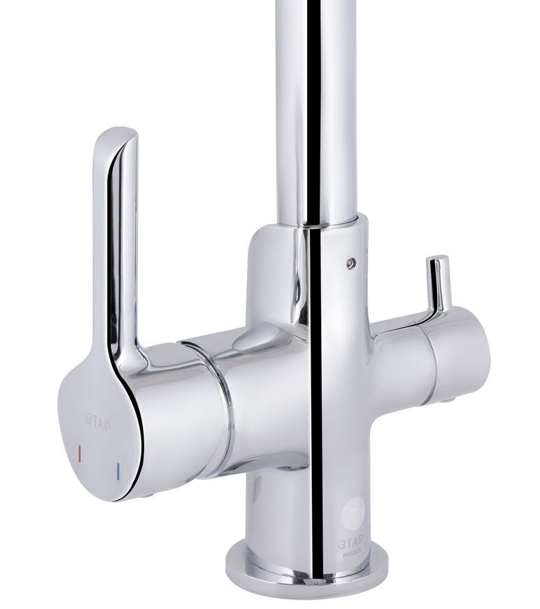 Смеситель для кухни Qtap Grand с подключением для питьевой воды Chrome QTGRA362CRM45667 - QTGRA362CRM45667