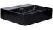 Раковина QTAP Nando LT 495х440х130 Matt black з донним клапаном QT12112173SMBMB - QT12112173SMBMB - 4