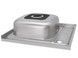 Мийка для кухні накладна Brinex 6050-L Satin 0,6 мм BRIN6050LSAT06 - BRIN6050LSAT06 - 5