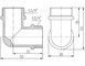 Уголок латунный Thermo Alliance Forte 3/4"НРх3/4"НР никелированный SF37320