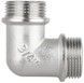 Уголок латунный Thermo Alliance Forte 3/4"НРх3/4"НР никелированный SF37320
