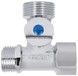 Кран приладовий кульовий Thermo Alliance Forte 1/2"х3/4"х1/2" латунь SF186W152015