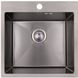 Кухонна мийка IMPERIAL D5050BL PVD black Handmade 2,7/1,0 мм (IMPD5050BLPVDH10) - IMPD5050BLPVDH10 - 1
