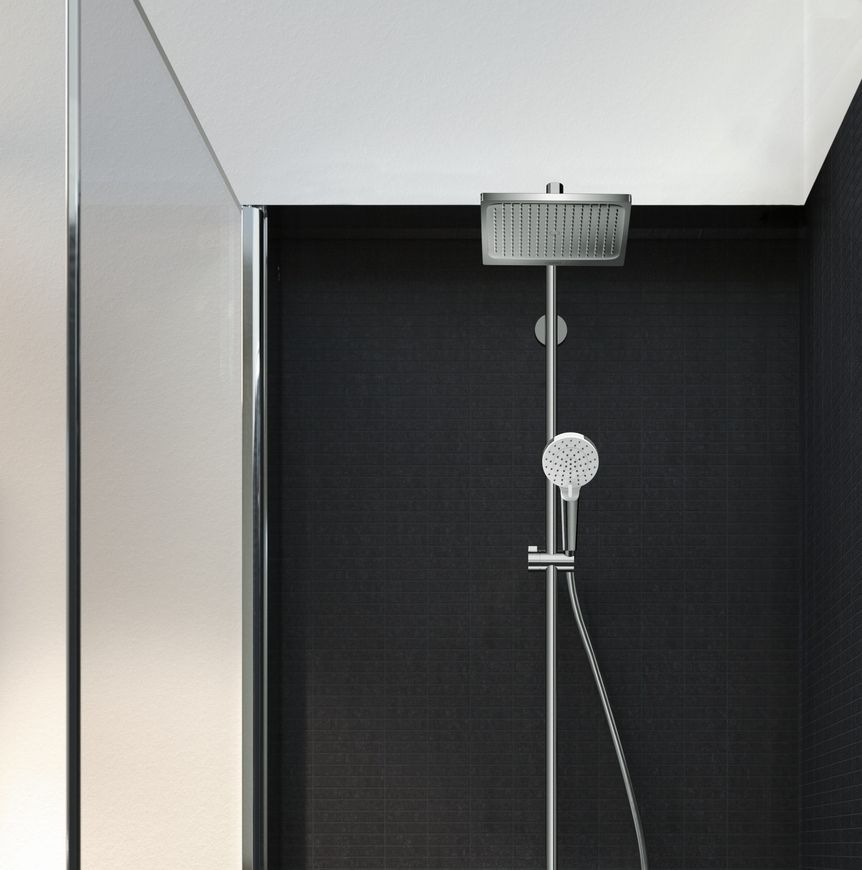Душова система HANSGROHE CROMETTA E 240 1jet Showerpipe Reno EcoSmart 27289000 - 27289000