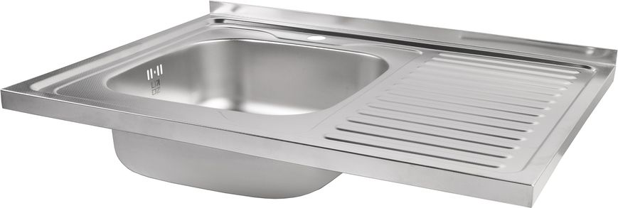 Кухонна мийка LIDZ 6080-L Decor 0,6 мм (160) - LIDZ6080DEC06