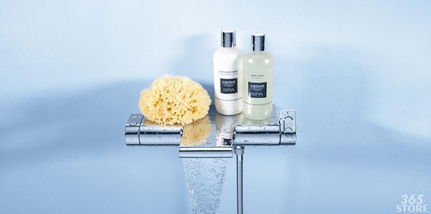 Смеситель для ванны термостатический GROHE Grohtherm 2000 с полочкой 34464001 - 34464001