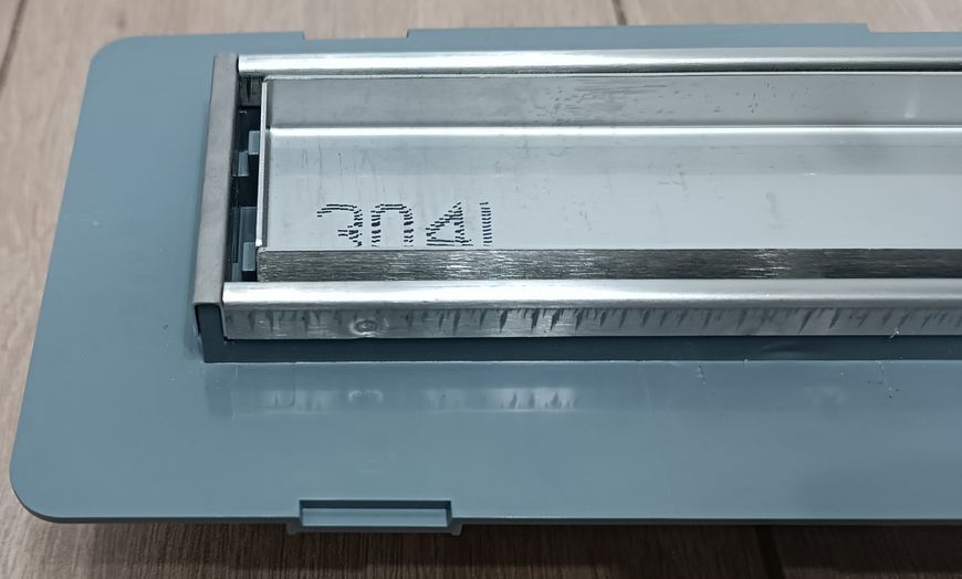 Линейный душевой трап BESCO Virgo Basic 90 сплошная решетка/под плитку OL-90-VB - OL-90-VB