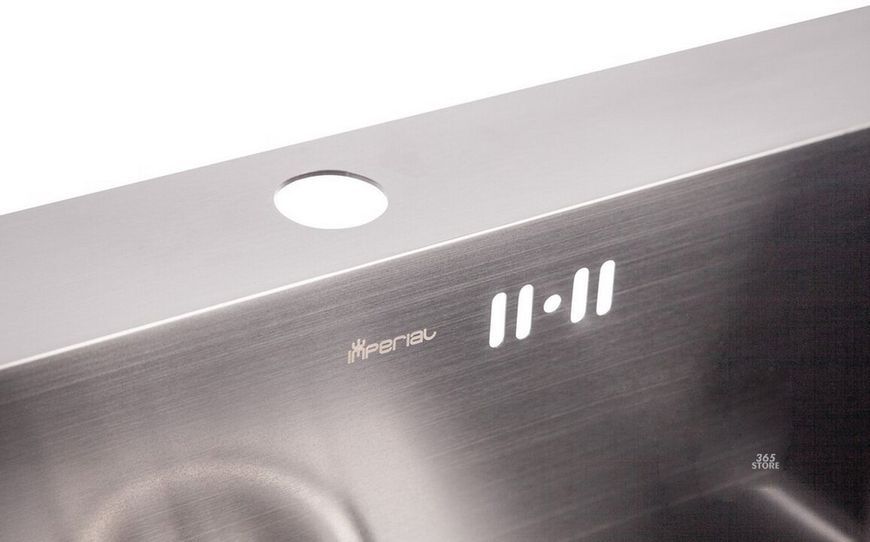 Кухонная мойка IMPERIAL D5050BL PVD black Handmade 2,7/1,0 мм (IMPD5050BLPVDH10) - IMPD5050BLPVDH10