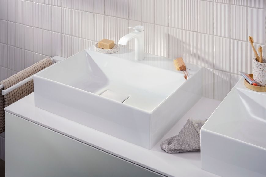 Тримач для рушників подвійний HANSGROHE AddStoris Matt White 41770700 білий матовий