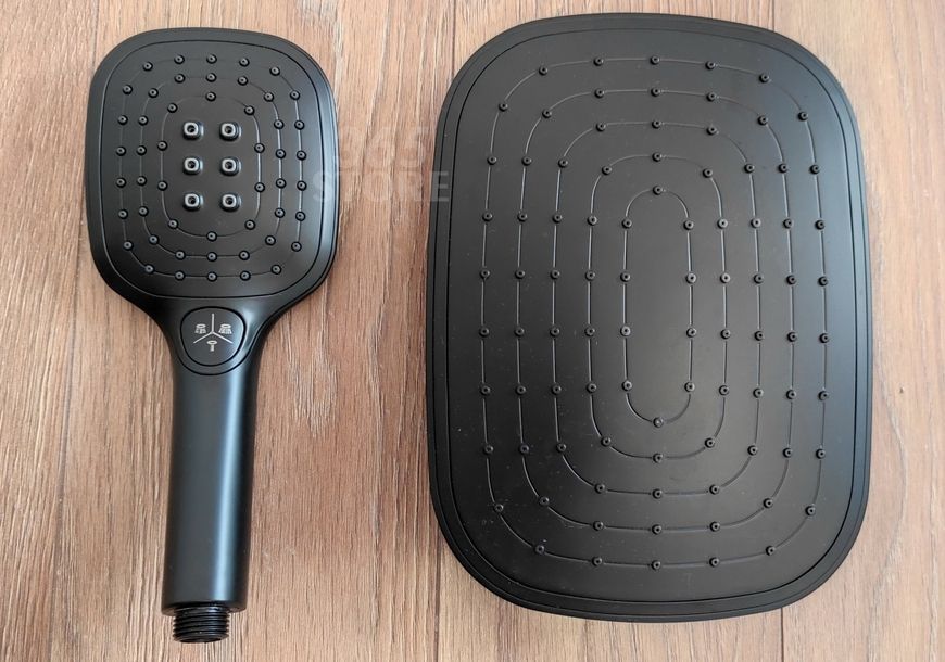 Душевая система LIDZ Kubis 1030 с смесителем и изливом LDKUB1030BLA35724 - LDKUB1030BLA35724