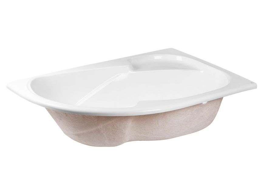 Ванна акрилова LIDZ MAJĄTEK 150L асиметрична права 150x100 + ніжки N&Oacute;ŻKI A 150 - LMAJATEK150RLNA150