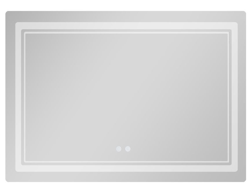 Дзеркало Qtap Cardinal CA2 1200х800 прямокутне з LED-підсвічуванням Touch, з антизапотіванням, з димером, рег. темп. кольору (3000-6500 K) QT0478C1208048454