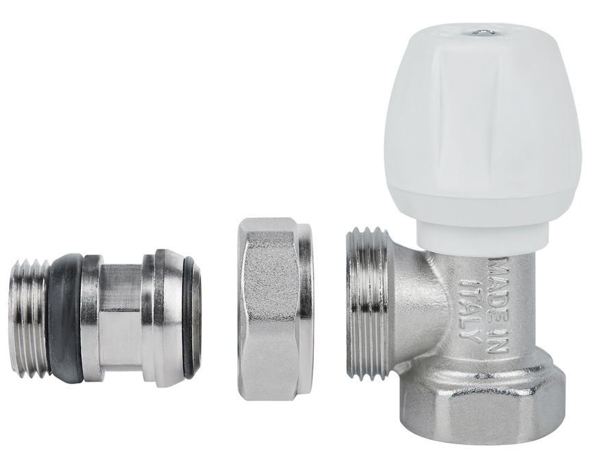 Вентиль радиаторный ручной Icma 1/2"х1/2" с антипротечкой угловой №802+940 82802AD06940 - 82802AD06940