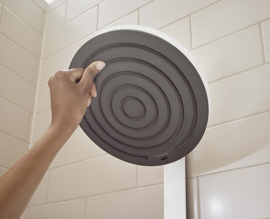 Душевая система HANSGROHE Pulsify S Showerpipe 260 2jet EcoSmart с термостатом Matt White 24241700 белая матовая - 24241700