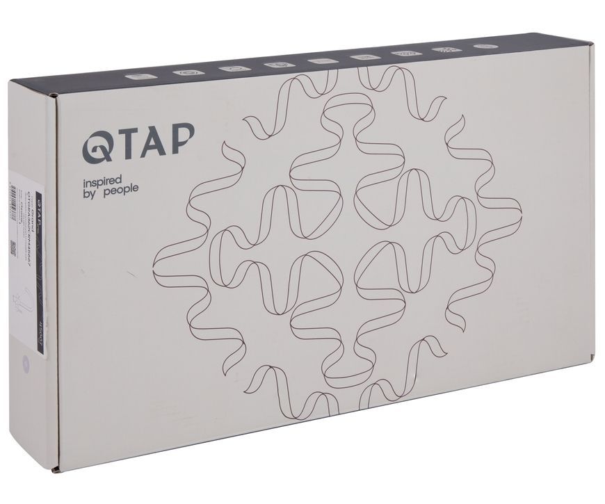 Смеситель для кухни Qtap Grand с подключением для питьевой воды Chrome QTGRA362CRM45667 - QTGRA362CRM45667