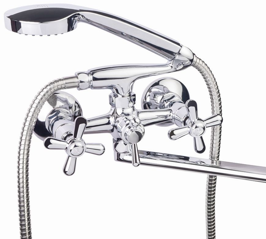 Змішувач для ванни LIDZ Dominox 143 довгий вилив LDDOM143CRM35530 - LDDOM143CRM35530