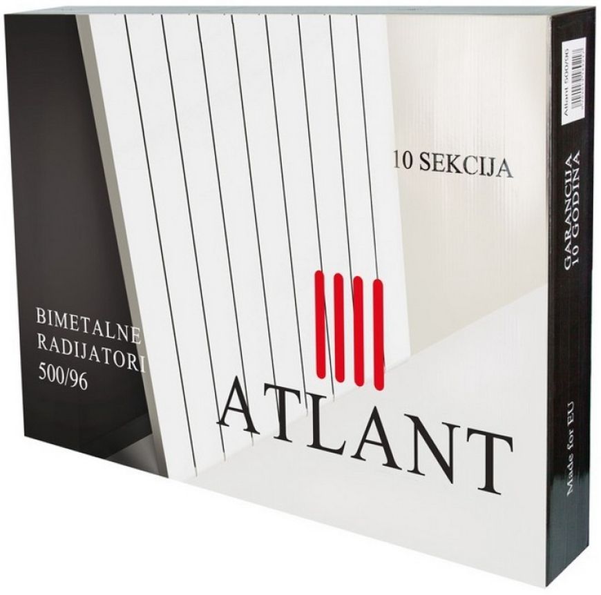 Радиатор биметаллический ATLANT Eco 500/96 - AE50096B