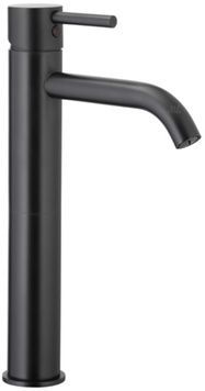 Смеситель для умывальника KFA ARMATURA NEDA BLACK 5822-612-81 отдельностоящий с донным клапаном - 5822-612-81