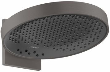 Верхний душ с держателем HANSGROHE Rainfinity 360 3jet Brushed Black Chrome 26234340 черный хром - 26234340
