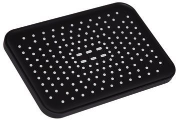 Лейка для верхнего душа Qtap Hlavova 260x180 мм прямоугольная Black Matt QTHLA107BLM45786 - QTHLA107BLM45786