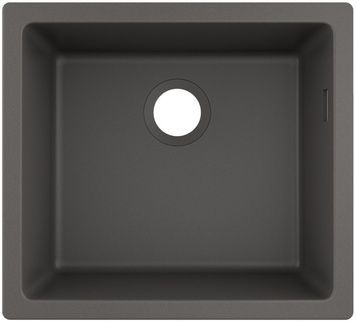 Кухонна мийка HANSGROHE S510-U450 під стільницю 500х450 Stonegrey сірий камінь 43431290 - 43431290