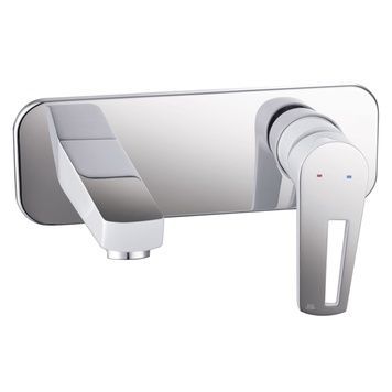 Змішувач для умивальника прихованого монтажу IMPRESE BRECLAV VR-05245W білий/хром, 35 мм - VR-05245W