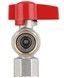 Кран кульовий кутовий з накидною гайкою Thermo Alliance Standart 1/2" ВР латунь PN40 TAS223W15