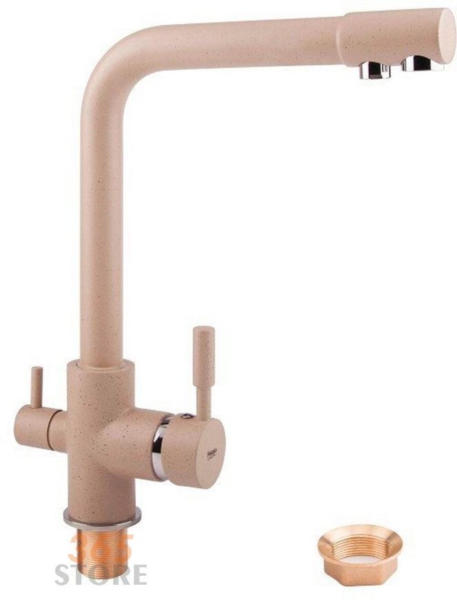 Смеситель для мойки POTATO P4098-9 с встроенным краном для питьевой воды - POTP40989