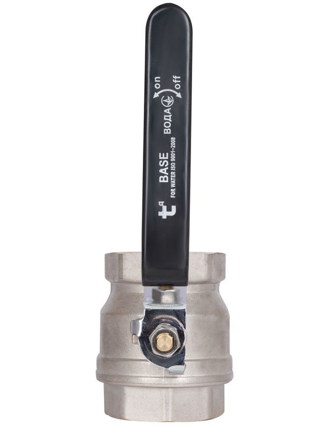 Кран кульовий прямий Thermo Alliance Base 3" ВР PN30, для води, важіль, латунь SD600W76 - SD600W76