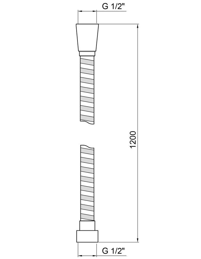 Шланг для душу QTAP 0052-0 1,20 м - QT00520