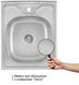 Кухонна мийка LIDZ 5060 Decor 0,6 мм (160) - LIDZ506006DEC - 2