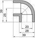 Уголок PPR ALFA PLAST 20, 90&deg; APEL9020XXX - APEL9020XXX - 2