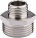 Ніпель латунний SD Forte 3/8"х1/4" редукційний нікельований SF35996