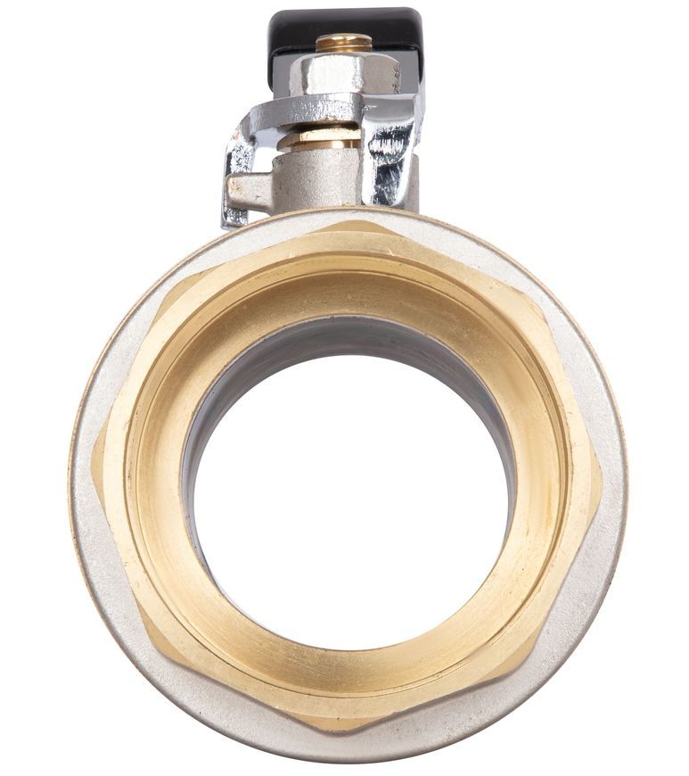 Кран кульовий прямий Thermo Alliance Base 3" ВР PN30, для води, важіль, латунь SD600W76 - SD600W76