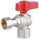 Кран кульовий кутовий з накидною гайкою Thermo Alliance Standart 1/2" ВР латунь PN40 TAS223W15
