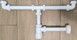 Сифон для умивальника McALPINE 1 1/4&Prime; x 32 мм подвійний HC2+PIPE - HC2+PIPE - 3