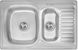 Кухонная мойка IMPERIAL 7850 Micro Decor двойная 0,8 мм (IMP7850DECD) - IMP7850DECD- - 1