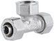 Трійник обтискний SD Plus 16х1/2"х16 ВР розбірний латунь SD159W161516