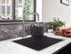 Кухонная мойка HANSGROHE S510-U450 под столешницу 500х450 Stonegrey серый камень 43431290 - 43431290 - 5