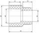 Муфта PPR BLUE OCEAN 40х20 редукційна BORCXX4020XXX - BORCXX4020XXX - 2